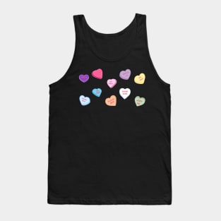 Rejection SweetHeart candies Tank Top